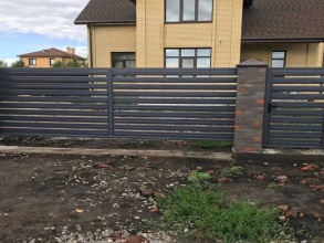 Забор жалюзи 72 метра фото в Лосино-Петровском